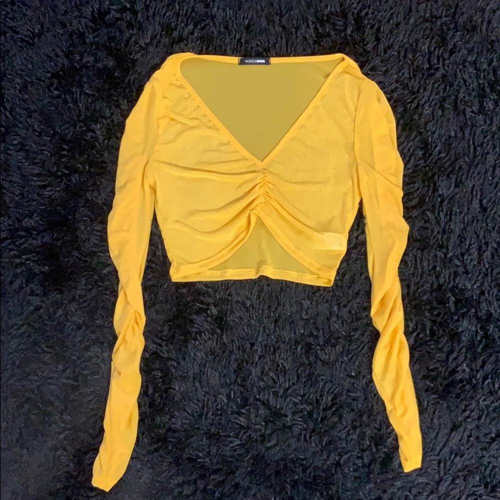 Mesh Crop Top